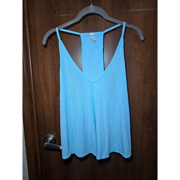 Free People Other - NWOT Free People Intimately Racer Back Loose Fit Tank Top Blue Women's Size XS